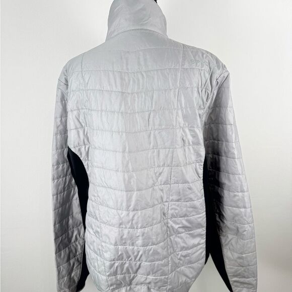 Spyder men’s small Silver Jacket with Quilted Design grey and black - Picture 12 of 16